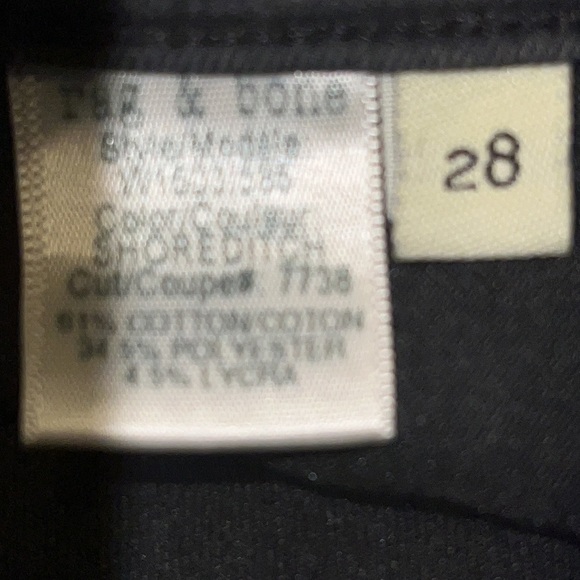 Rag & Bone Jean Legging Size 28 in Shoreditch (Dark Grey/Washed Black) - Picture 7 of 10